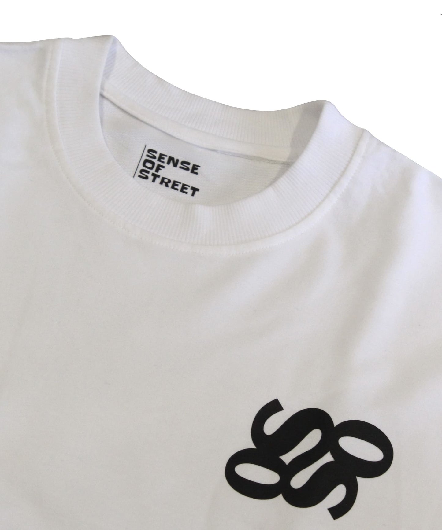 Fearless Tiger oversized streetwear t-shirt – Premium white graphic tee by Sense of Street India.
