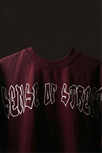 MAROON BASIC T-SHIRT