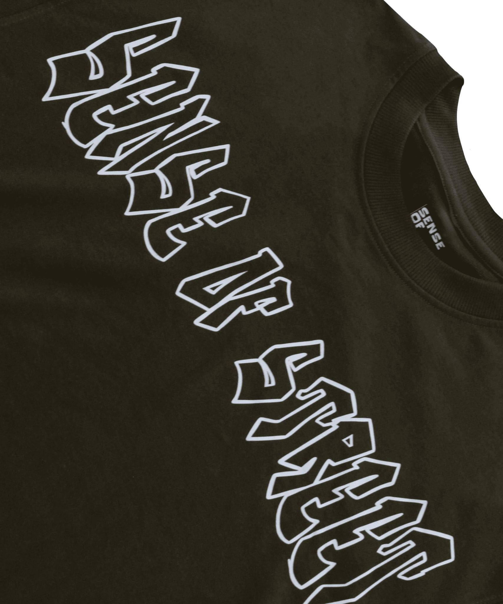 Moss Green oversized basic t-shirt – Premium 240 GSM solid colour streetwear essential.