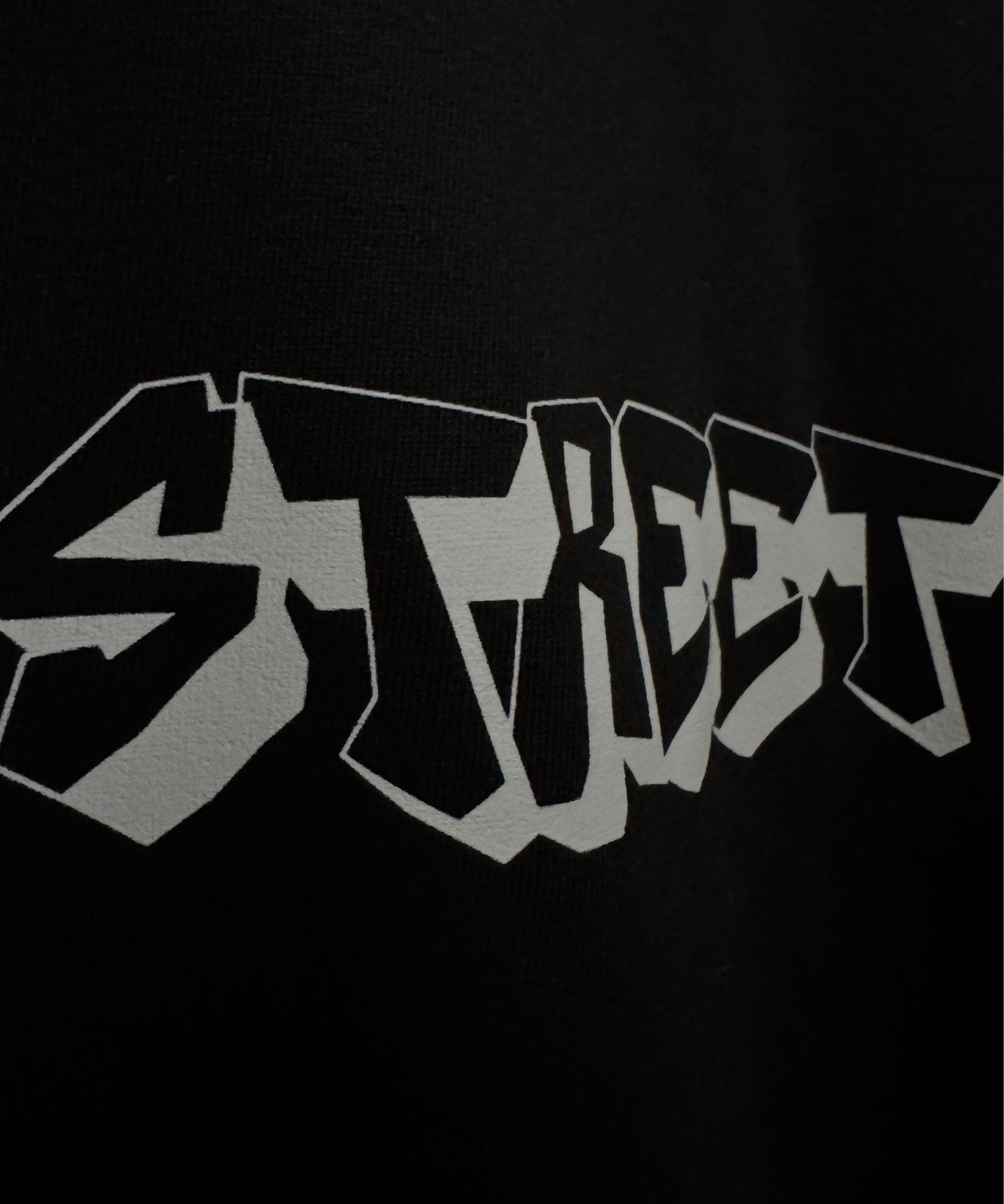 Close-up of 240 GSM French Terry cotton fabric quality - Sense of Street